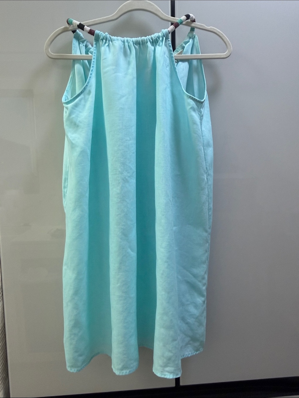 Women's Mint Halter-Style Casual Dress